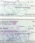 Lot of 5: Phil Spector Signed Bank Checks (Third Party Guarantee)