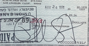 Lot of 5: Phil Spector Signed Bank Checks (Third Party Guarantee)