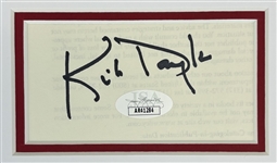 Kirk Douglas Signed Page in Matted Spartacus Display (JSA)