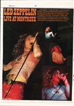 led Zeppelin: Robert Plant 7.75 x 10 Magazine Photo (Beckett/BAS LOA)