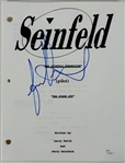 Jason Alexander Signed Seinfeld The Stake Out Script (JSA)