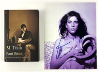 Patti Smith Signed Photograph and Book (Epperson/REAL)