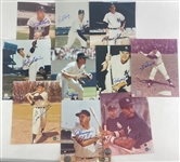 NY Yankees Lot of Ten Signed 8 x 10 Photos (Beckett/BAS)
