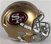 Christian McCaffrey Signed FS San Francisco 49ers Helmet (PSA/DNA)