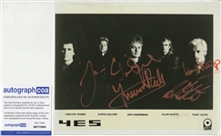YES: Group Signed 8 x 10 Promo Photo (5 Sigs)(ACOA)