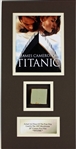 "Titanic" (1997) Prop Ship Relic Matted Display