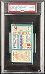 1962 MLB All-Star Game Ticket Stub (PSA/DNA Encapsulated)