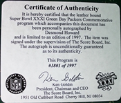 Desmond Howard Signed Ltd. Ed. Green Bay Packers Super Bowl XXXI Program (Third Party Guaranteed)