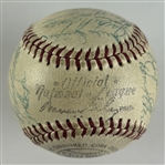 1956 Brooklyn Dodgers (NL Champs) Team Signed ONL (Giles) Baseball with Robinson, Koufax, Drysdale, etc. (27 Sigs)(JSA LOA)