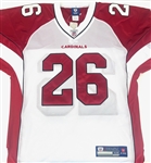 Chris Beanie Wells Signed Arizona Cardinals Jersey (JSA)
