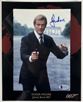 Roger Moore Signed 8 x 10 James Bond Photograph (Beckett/BAS)
