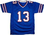 Gabe Davis Signed Blue Prostyle Jersey (JSA)