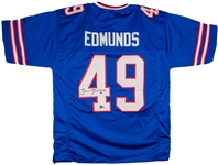 Tremaine Edmunds Signed Blue Prostyle Jersey (Beckett/BAS)
