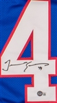 Tremaine Edmunds Signed Blue Prostyle Jersey (Beckett/BAS)