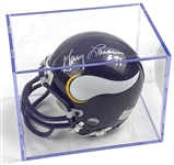 Minnesota Vikings ”Purple People Eaters” Multi-Signed Mini Helmet (3 Sigs) (Third Party)