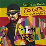 Toots and the Maytals: Toots Signed Got To Be Tough CD Insert w/ Unopened Vinyl Record (Third Party Guaranteed)