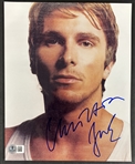 Christian Bale Signed 8" x 10" Photo w/ Early Signature (Beckett/BAS)