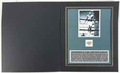 Muhammad Ali Training Used Jump Rope Swatch (Strike Zone LOA)(Wali Muhammad LOA)