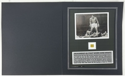 Muhammad Ali Ltd. Ed. 1976 Fight Worn Hand Strap Swatch (Strike Zone LOA)