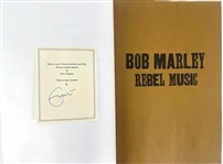 Bob Marley: Rebel Music and Roots Reggae Book Signed by Eric Clapton (#6/350)