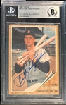 Carl Yastrzemski Signed 1962 Topps #425 Baseball Card (Beckett/BGS)