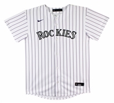 Charlie Blackmon Signed Nike Rockies Jersey with Chuck Nazty Inscription (Beckett/BAS)