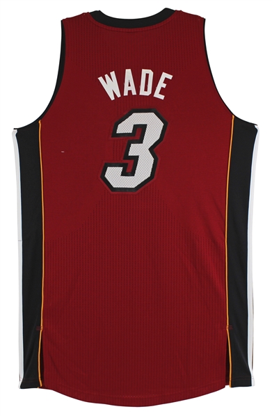 Dwayne Wade Game Worn Miami Heat Jersey from 2012 China Tour (NBA LOA)