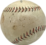 Ty Cobb Single Signed & Game Used c.1925 OAL Ban Johnson Baseball (PSA/DNA & JSA)