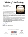 Ty Cobb Single Signed & Game Used c.1925 OAL Ban Johnson Baseball (PSA/DNA & JSA)