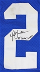 Marshall Faulk 1995 Game Used & Signed Indianapolis Colts Jersey (Beckett/BAS & MEARS Graded 7.5)