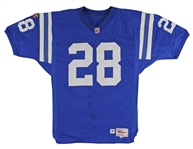 Marshall Faulk 1995 Game Used & Signed Indianapolis Colts Jersey (Beckett/BAS & MEARS Graded 7.5)