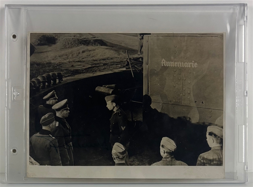The Desert Fox: Erwin Rommel ULTRA RARE Signed 8x10 Photograph (JSA) 