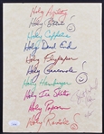 Batman TV Series (1966): Burt Ward Handwritten & Signed 8.5" x 11" with Numerous "Robinisms" (JSA)