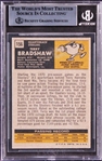 Terry Bradshaw Signed 1971 Topps Rookie Card (Beckett/BAS Encapsulated)