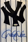 Derek Jeter Signed Yankees Home Pinstripe Majestic Jersey (MLB & Steiner Sports)