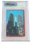 The Beatles: George Harrison Signed & Handwritten Postcard (Beckett/BAS Encapsulated)