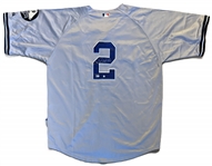 Derek Jeter Signed 2010 New York Yankees Jersey w/ Bob Sheppard & George Steinbrenner Patches! (MLB & Steiner Sports)