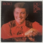 Liberace Signed & Inscribed Love & Music Festival Album Cover w/ Vinyl (Third Party Guaranteed0