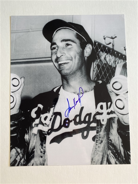 Sandy Koufax Signed 11" x 14"  Photo (JSA)(Ulrich Collection)