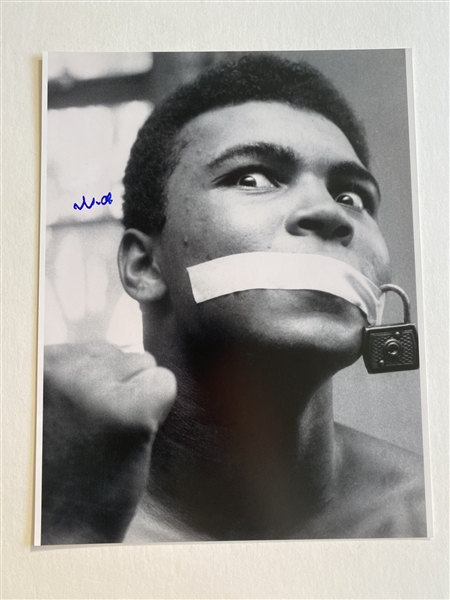 Muhammad Ali Signed 11" x 14" Photo (JSA LOA)(Ulrich Collection)
