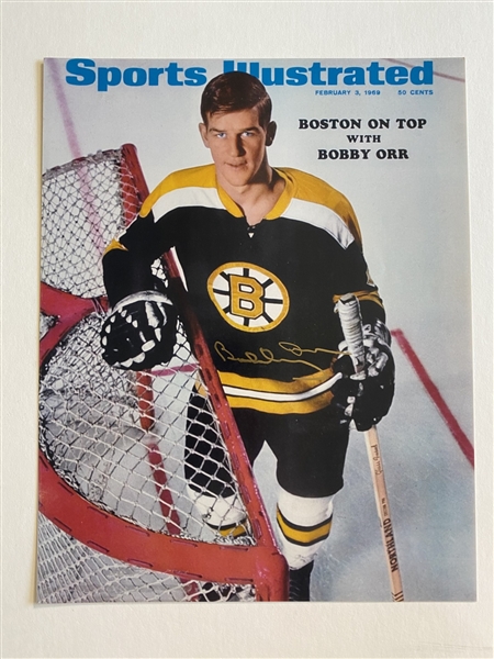 Bobby Orr Signed 11" x 14" Photo (JSA)(Ulrich Collection)
