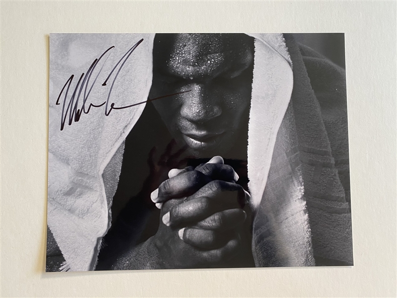 Mike Tyson Signed 11" x 14" Photo (JSA)(Ulrich Collection)