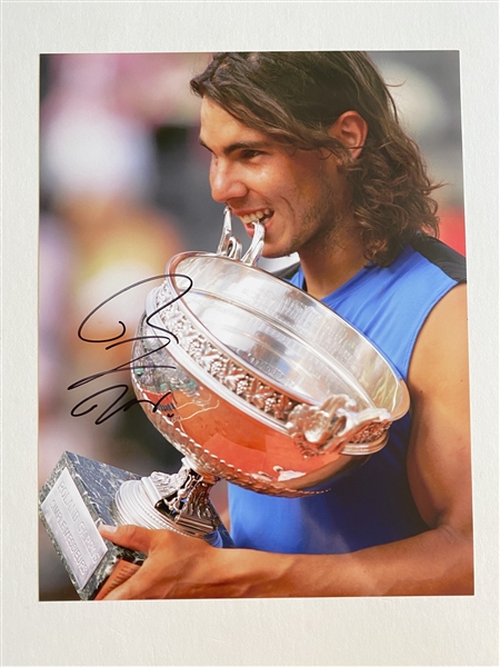 Rafael Nadal Signed 11" x 14" Photo (JSA)(Ulrich Collection)