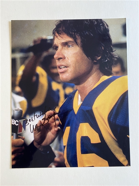 Warren Beatty Signed 11" x 14" Heaven Can Wait Photo w/ Full Signature (JSA)(Ulrich Collection)