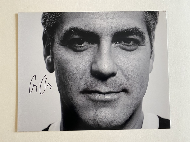 George Clooney Signed 11" x 14" Photo (JSA)(Ulrich Collection)