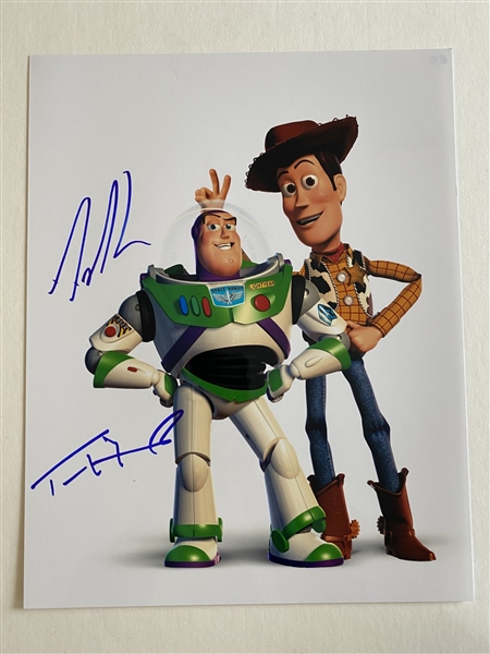 Tim Allen & Tom Hanks Signed 11" x 14" Toy Story Photo (JSA)(Ulrich Collection)