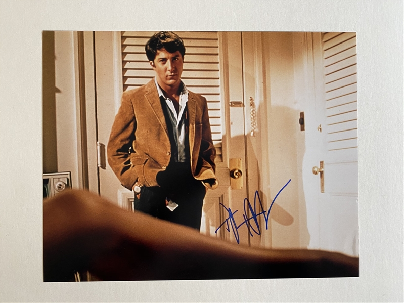 Dustin Hoffman Signed 11" x 14" "The Graduate" Photo (JSA)(Ulrich Collection)