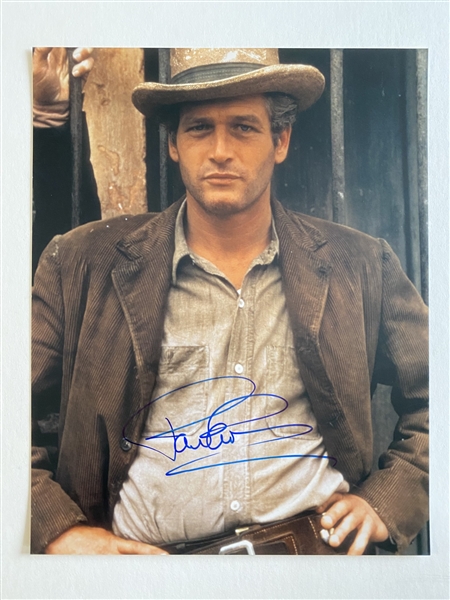 Paul Newman Signed 11" x 14" Photo as Butch Cassidy (JSA LOA)(Ulrich Collection)