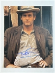 Paul Newman Signed 11" x 14" Photo as Butch Cassidy (JSA LOA)(Ulrich Collection)
