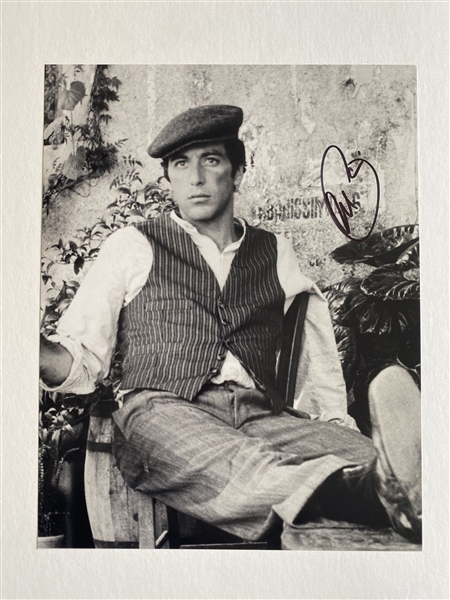 Al Pacino Signed 11" x 14" Godfather Photo (JSA)(Ulrich Collection)